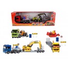 Набор Строительная техника Dickie Toys, 4 вида